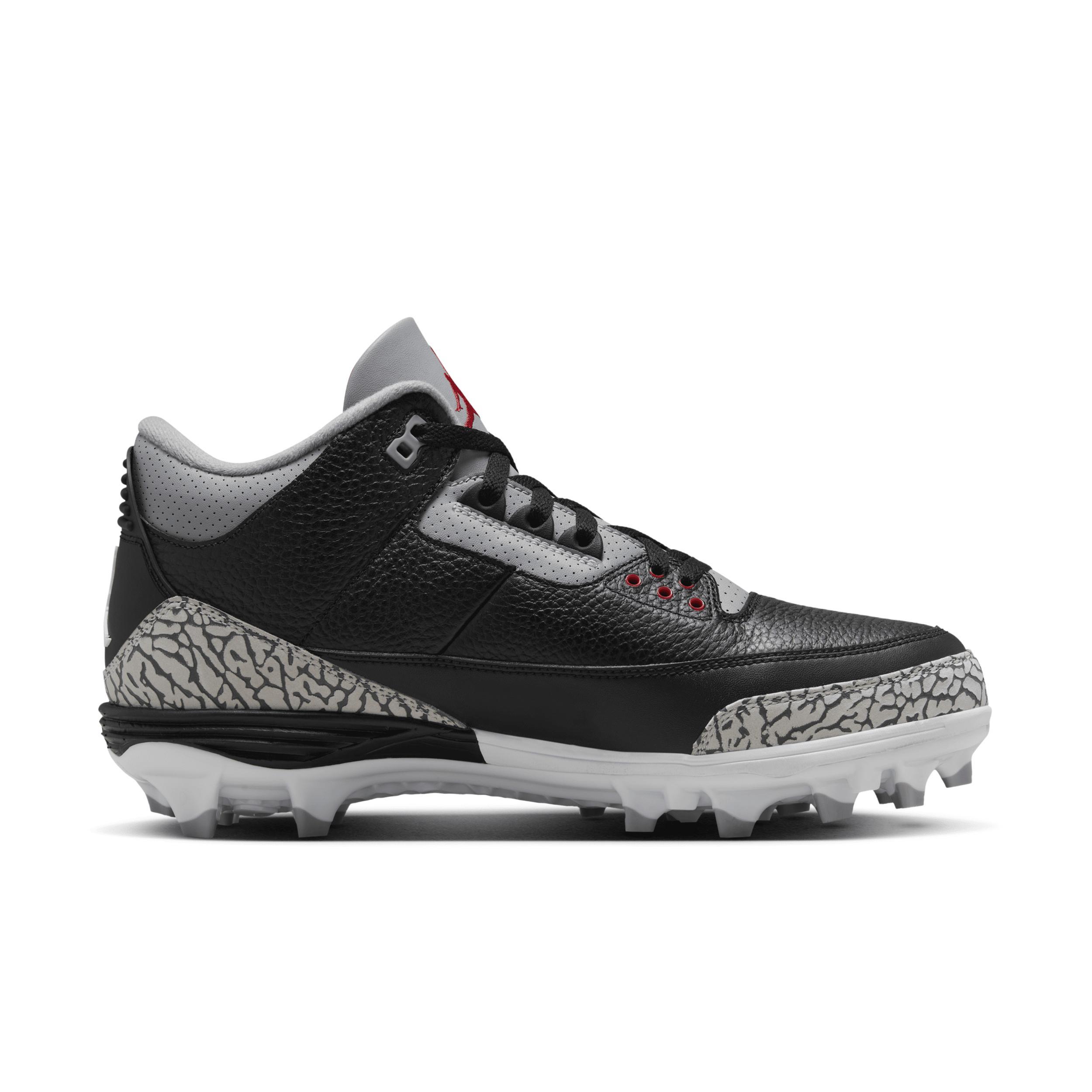 Men's Jordan 3 Mid TD Football Cleats Product Image