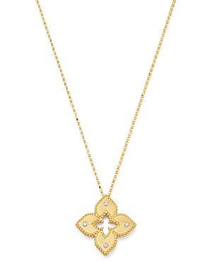 Womens Venetian Princess 18K Yellow Gold & 0.06 TCW Diamond Pendant Necklace Product Image