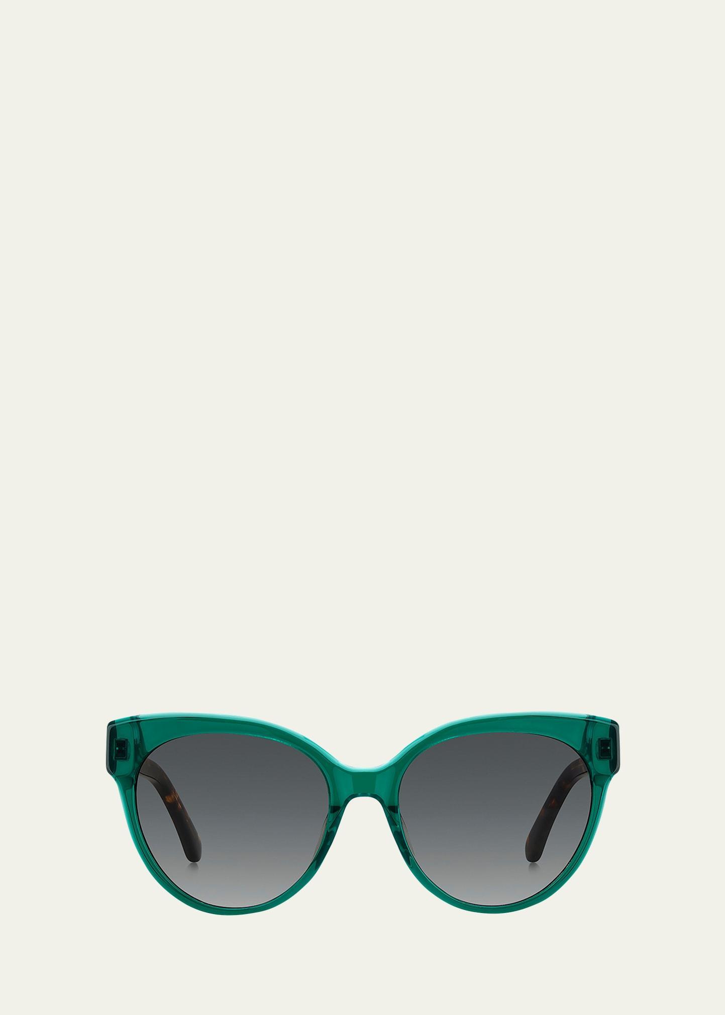 aubriela acetate round sunglasses Product Image