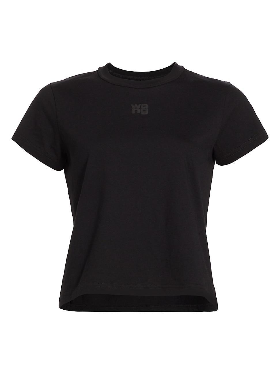 Womens Puff Logo Cotton Tee Product Image