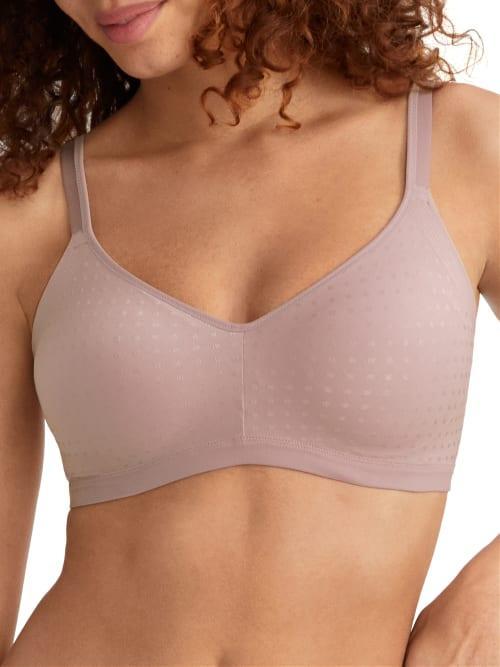 Warners Womens Easy Does It Underarm-Smoothing Wireless Lightly Lined Comfort Bra RM3911F Product Image