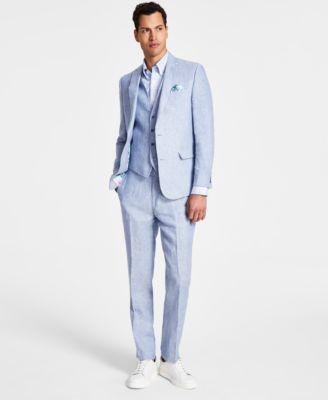 Bar Iii Mens Slim Fit Linen Suit Separates Created For Macys Product Image