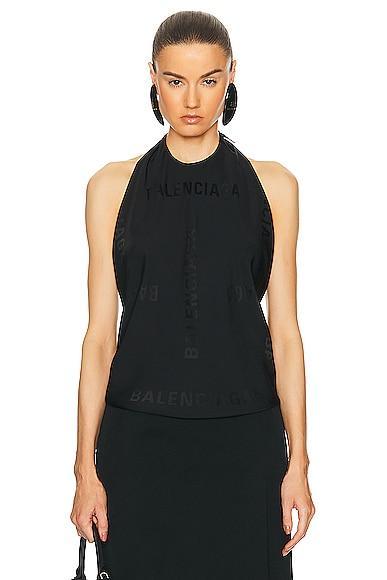 Balenciaga Knotted Top Black. (also in 36, 38, 40, 42). Product Image