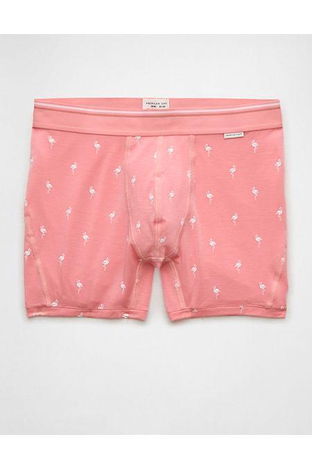 AEO Mens Flamingos 4.5 Ultra Soft Boxer Brief Men's Product Image