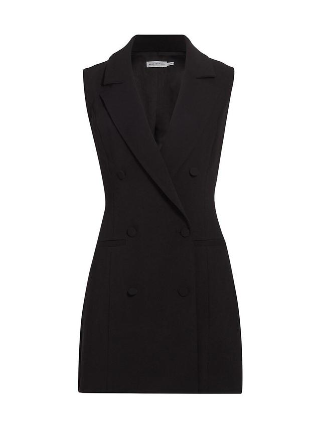 Good American Luxe Sleeveless Blazer Minidress Product Image