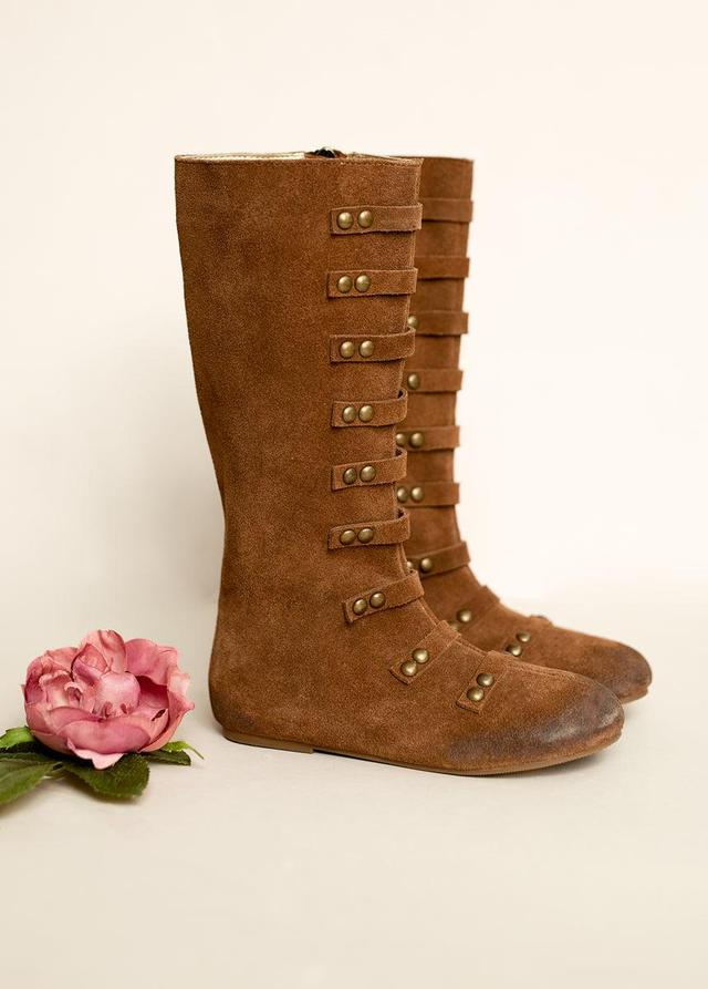 Freya Leather Boot in Chestnut Product Image