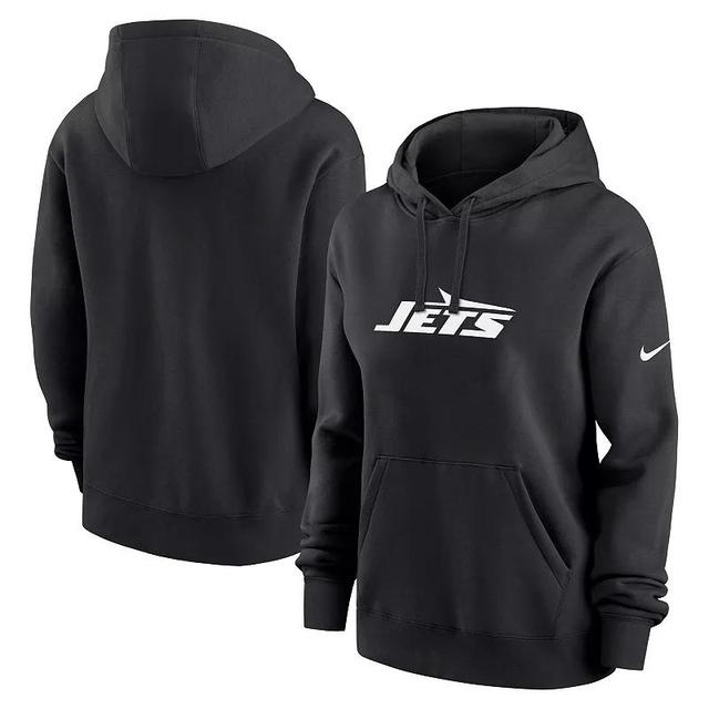 Womens Nike New York Jets Club Fleece Pullover Hoodie Product Image