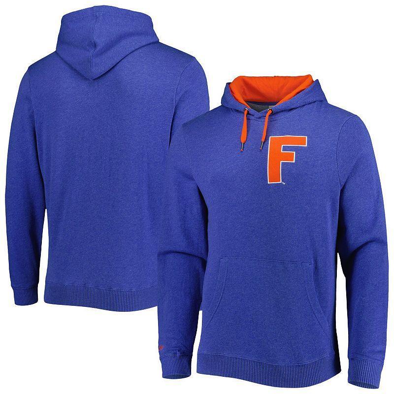 Mens Mitchell & Ness Royal Florida Gators Classic French Terry Pullover Hoodie Product Image