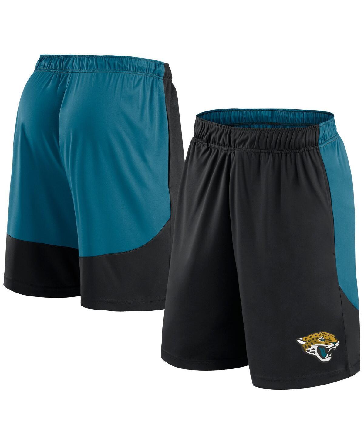 Fanatics Mens Black Jacksonville Jaguars Go Hard Shorts - Black, Teal Product Image