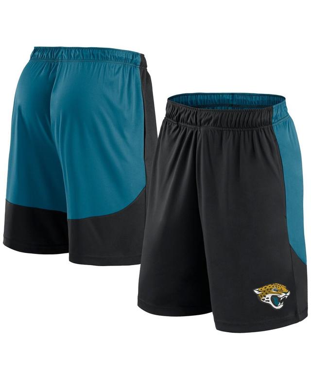 Fanatics Mens Black Jacksonville Jaguars Go Hard Shorts - Black, Teal Product Image