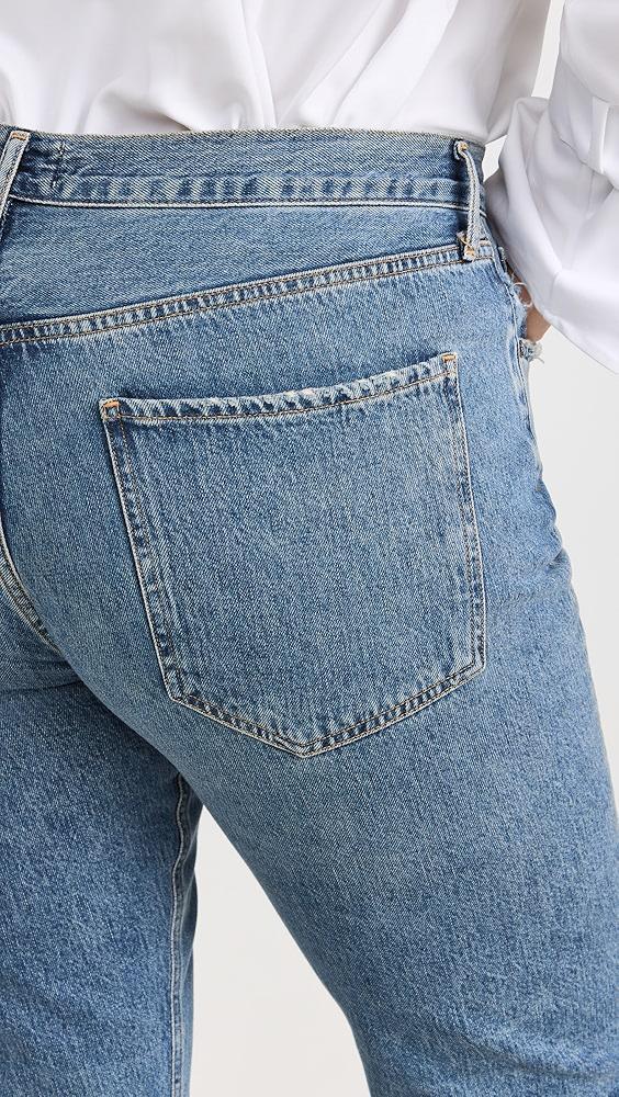 AGOLDE Riley High Rise Straight Crop Jeans | Shopbop Product Image