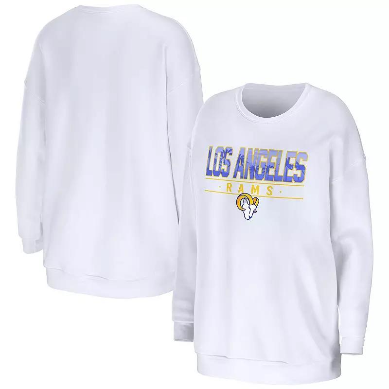 Womens WEAR by Erin Andrews Los Angeles Rams Domestic Pullover Sweatshirt Product Image