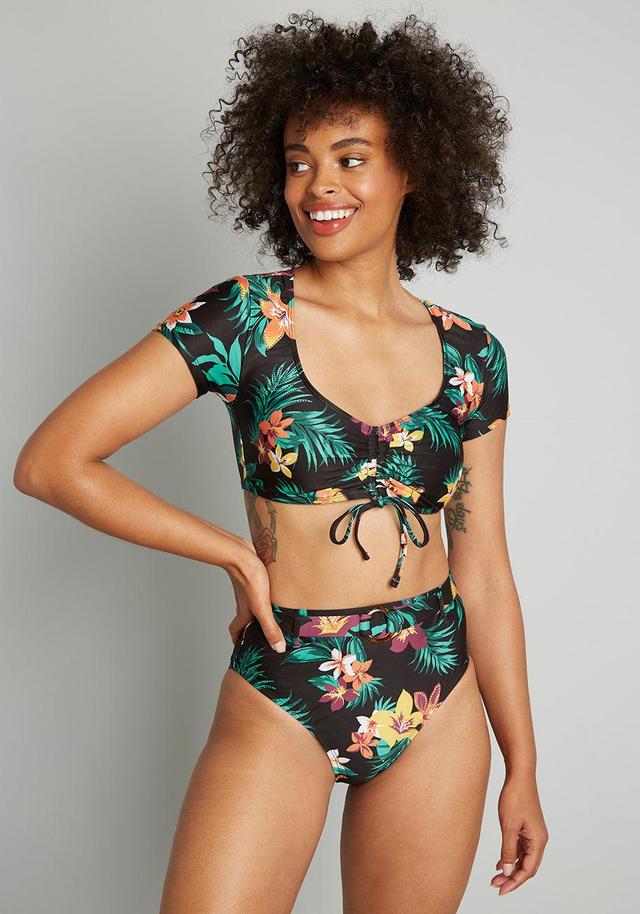 Boardwalk Bliss High-Waisted Bikini Bottom Product Image