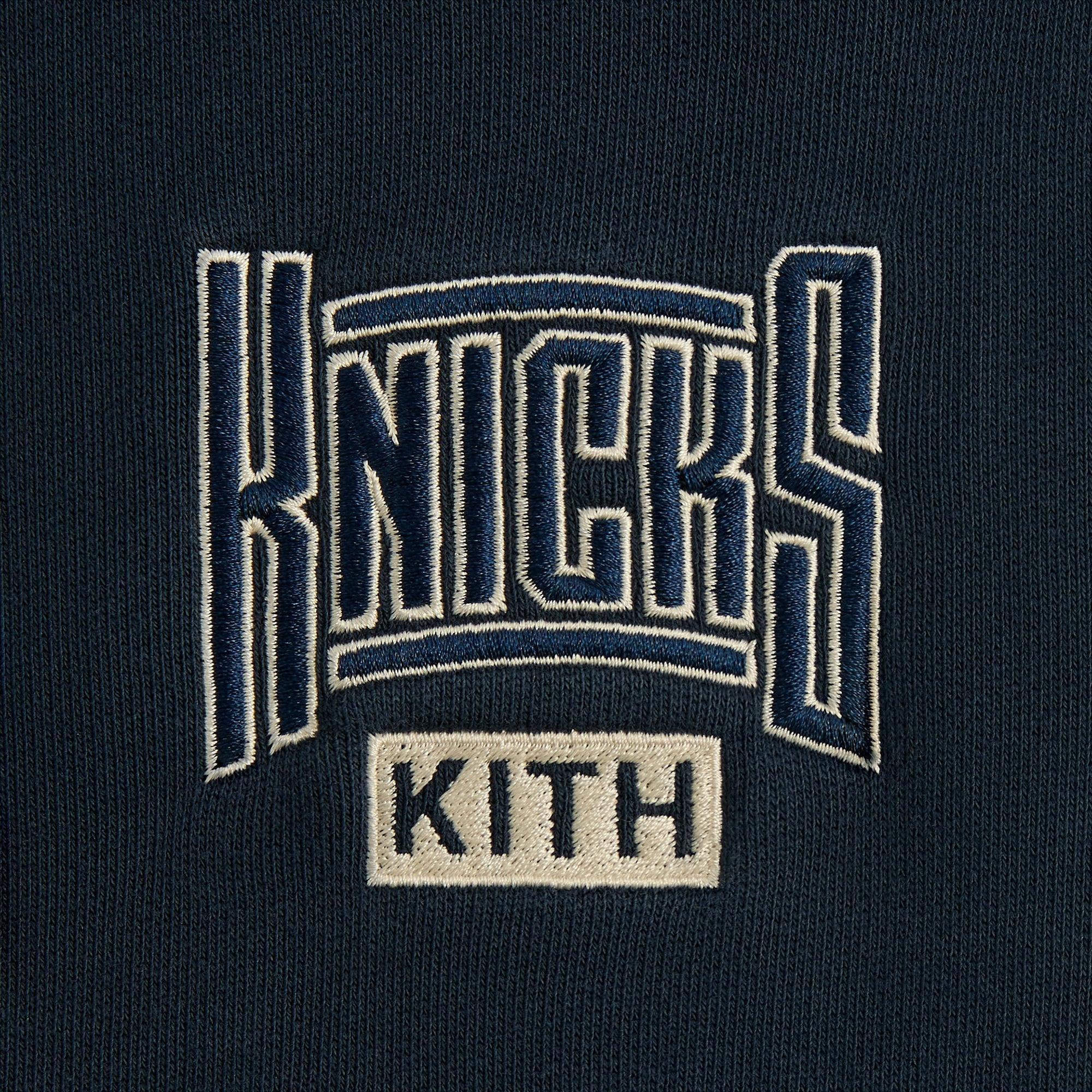 Kith for the New York Knicks Arched Vintage Nelson Sweatpant - Nocturnal Male Product Image