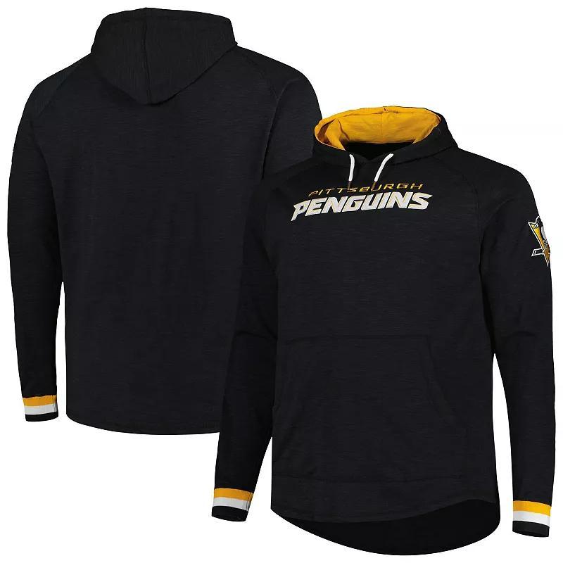 Mens Mitchell & Ness Pittsburgh Penguins Big & Tall Legendary Raglan Pullover Hoodie Product Image