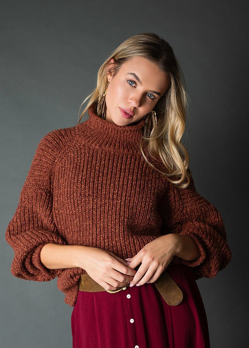 Kenzie Sweater in Heather Cinnamon product image