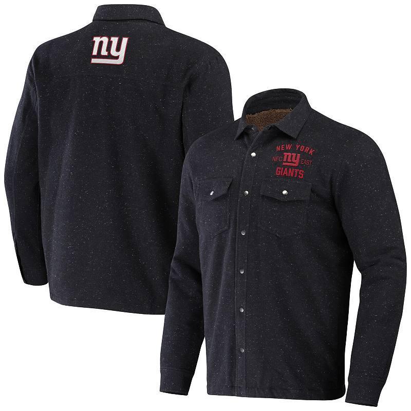 Mens Darius Rucker Collection by Fanatics New York Mets RingstopFull-Snap Shacket Product Image