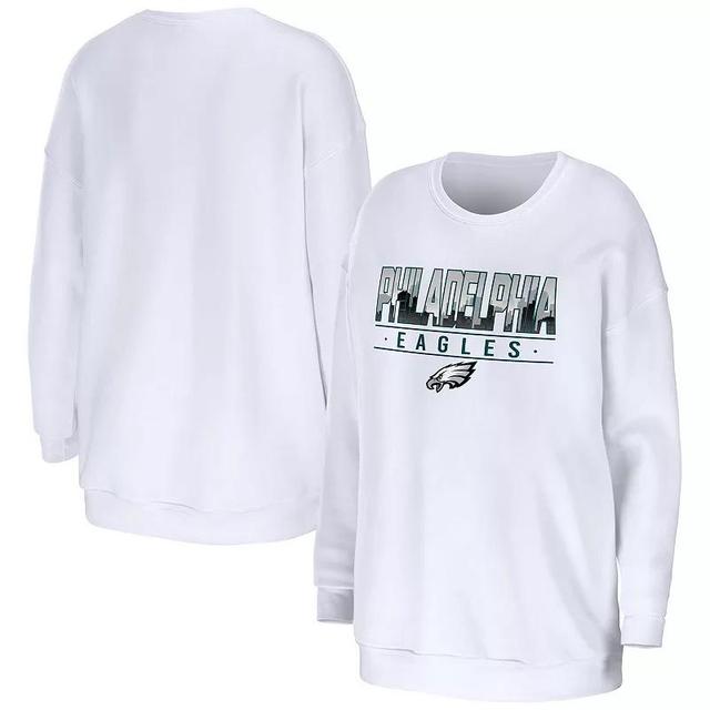 Womens WEAR by Erin Andrews Philadelphia Eagles Domestic Pullover Sweatshirt Product Image