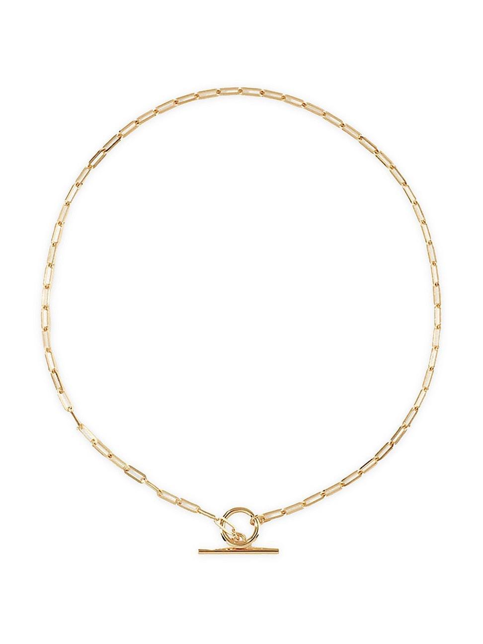 Womens Love Link 14K-Gold Vermeil Necklace Product Image