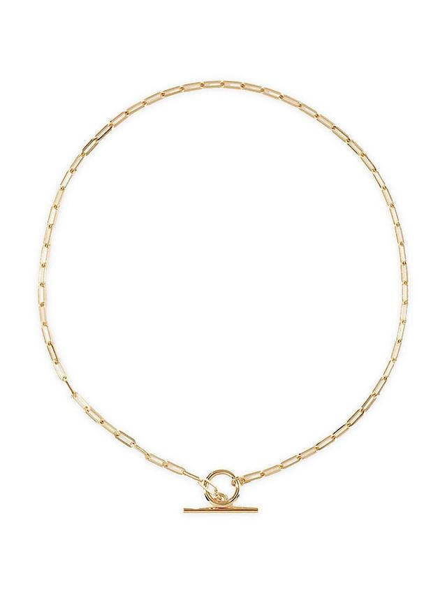 Womens Love Link 14K-Gold Vermeil Necklace Product Image