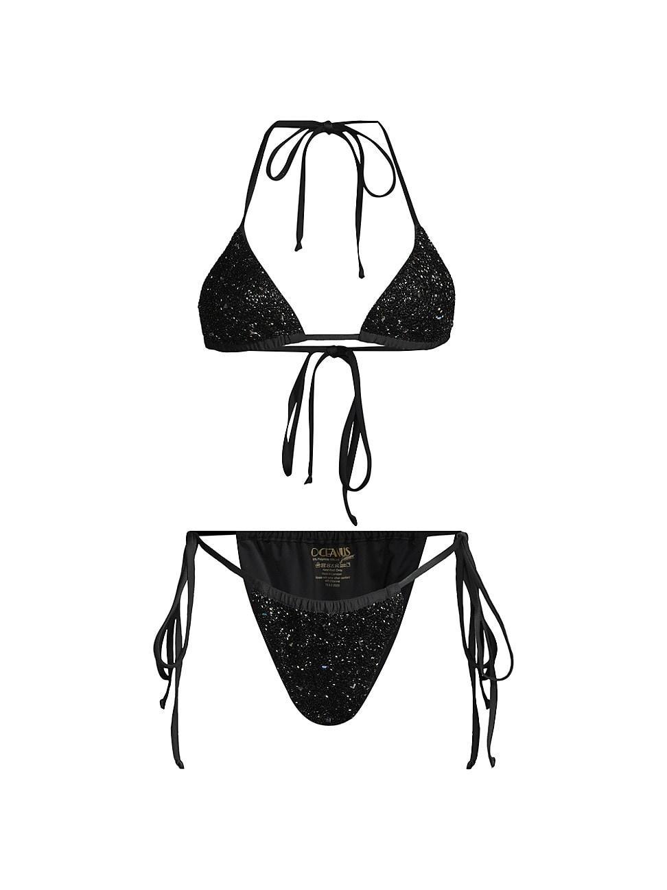 Womens Amel Beaded 2-Piece Bikini Set Product Image