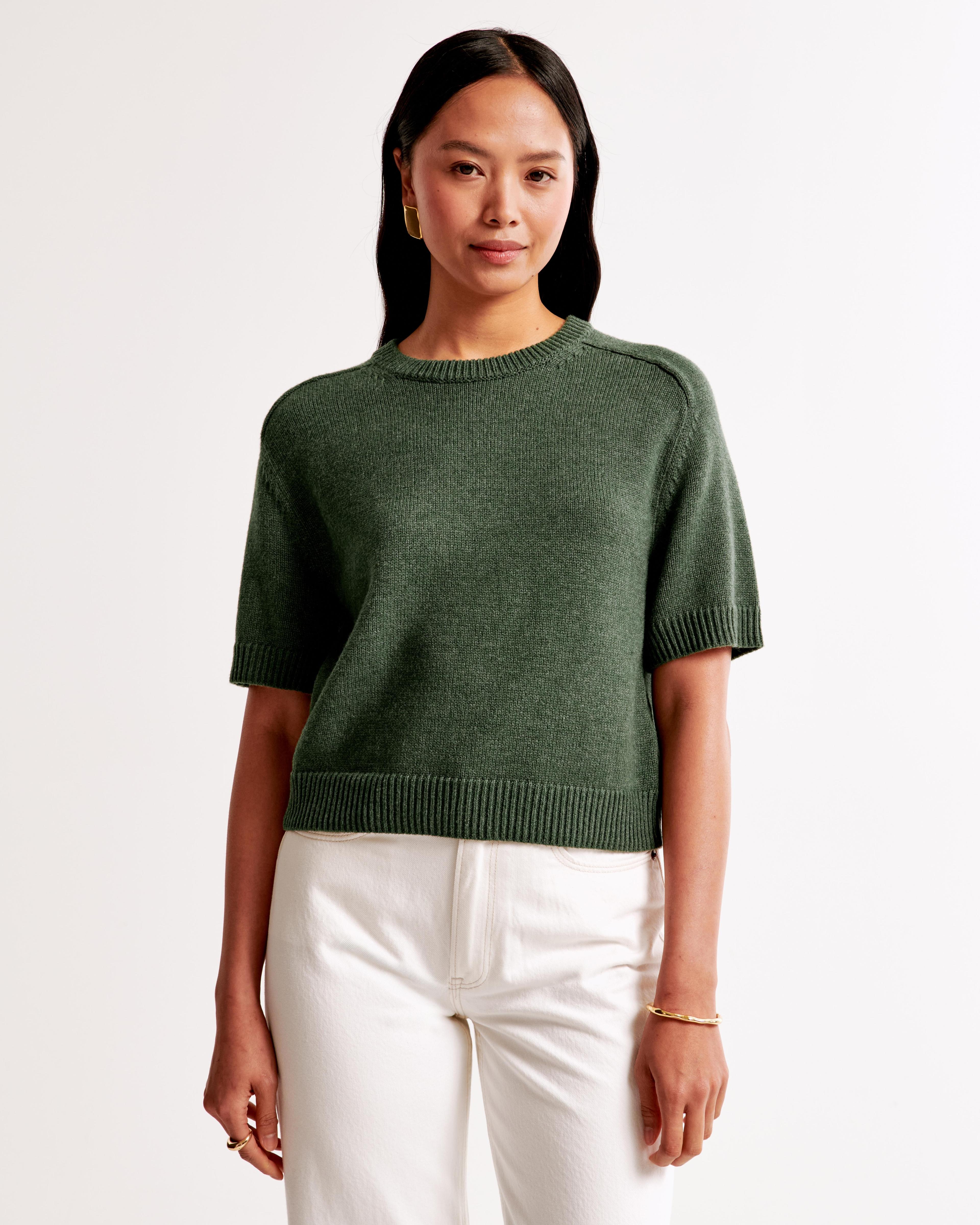 The A&F Madeline Crew Sweater Tee Product Image