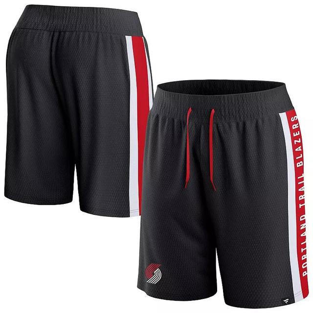 Mens Fanatics Branded Portland Trail Blazers Referee Iconic Mesh Shorts Product Image