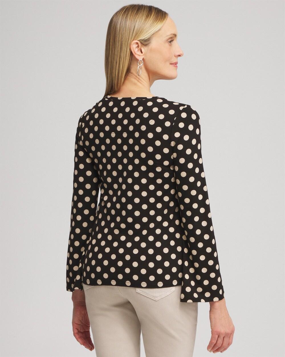 Touch of Cool™ Polka Dot Flare Tee Product Image