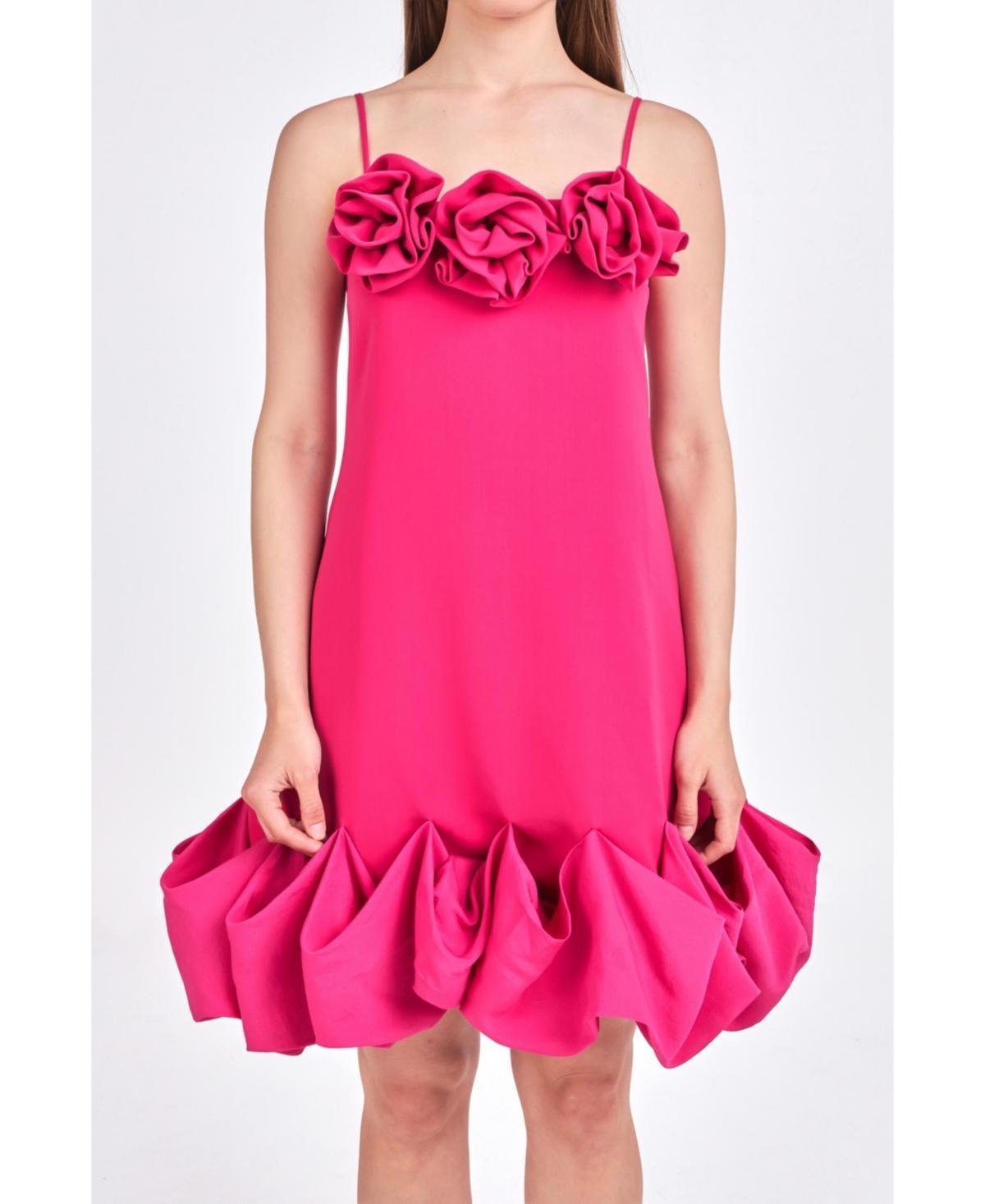 endless rose Womens Rose Bubble Mini Dress Product Image