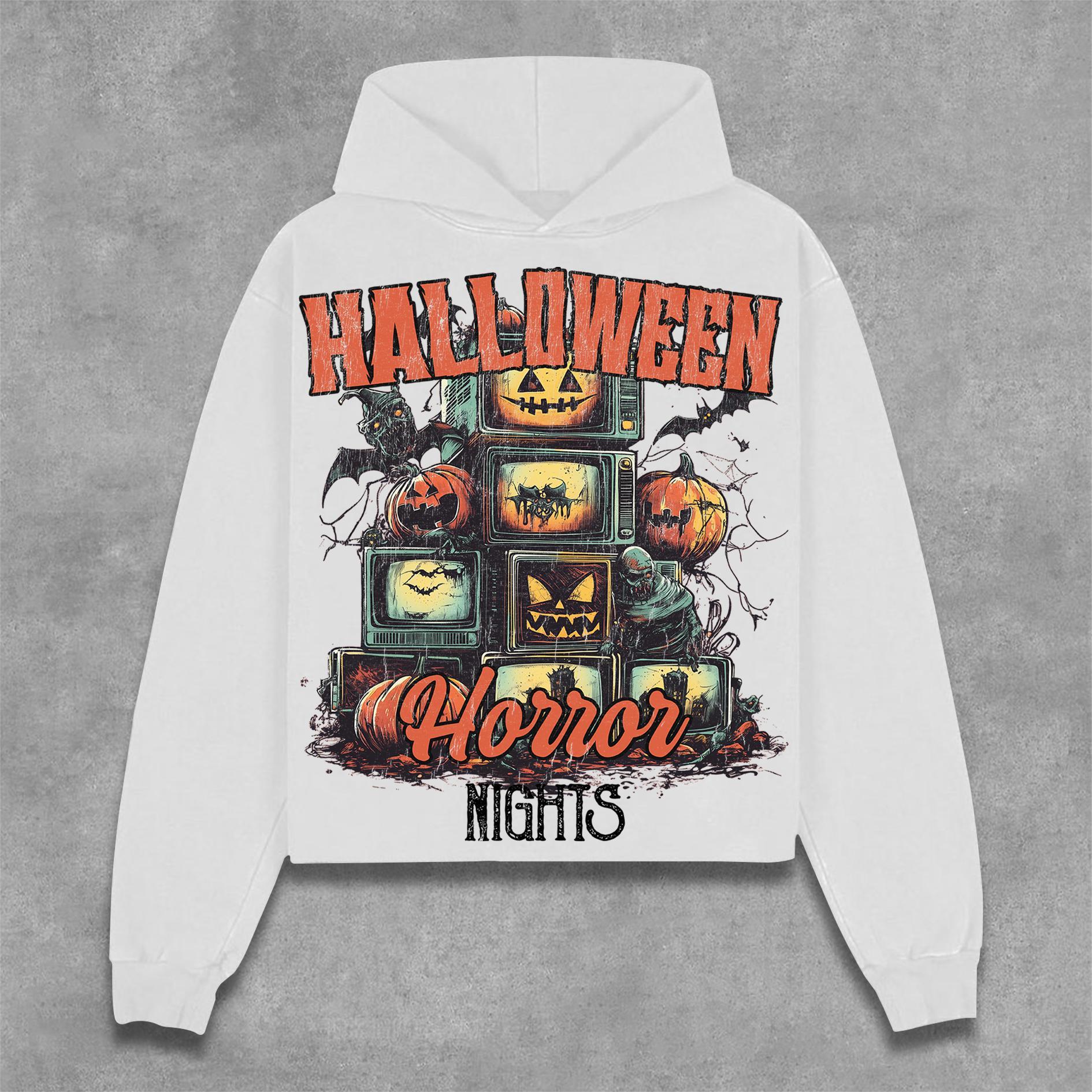 Sopula Halloween Horror Nights Graphics Pocketless Hoodie Product Image