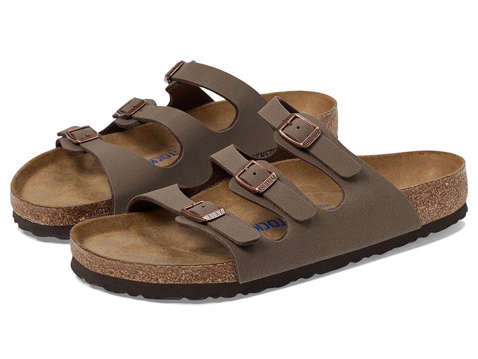 Birkenstock Womens Florida Birko-Flor Nubuck Soft Footbed Sandals from Finish Line Product Image