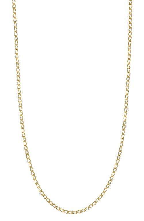 Bony Levy Mens 14K Gold Curb Chain Necklace Product Image