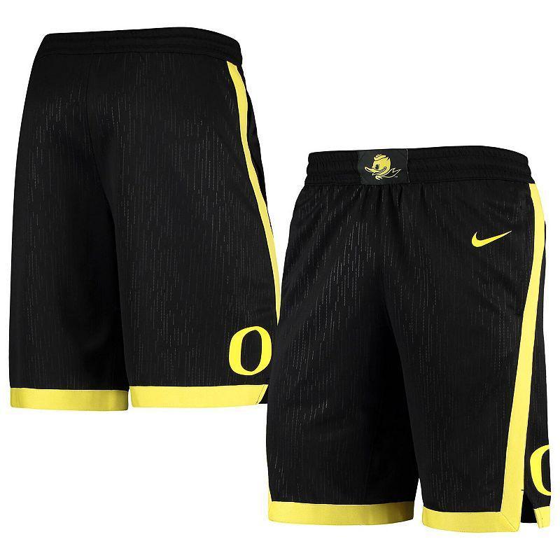 Mens Nike Oregon Ducks Logo Replica Performance Basketball Shorts Product Image