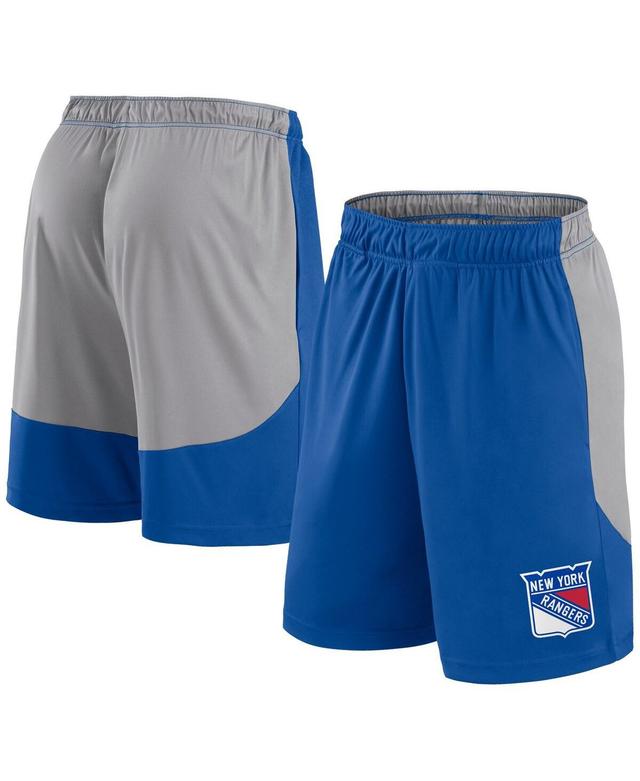 Fanatics Mens Blue New York Rangers Go Hard Shorts - Blue Product Image