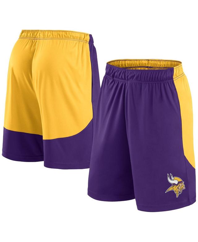 Mens Fanatics Branded /Gold Minnesota Vikings Go Hard Shorts Product Image