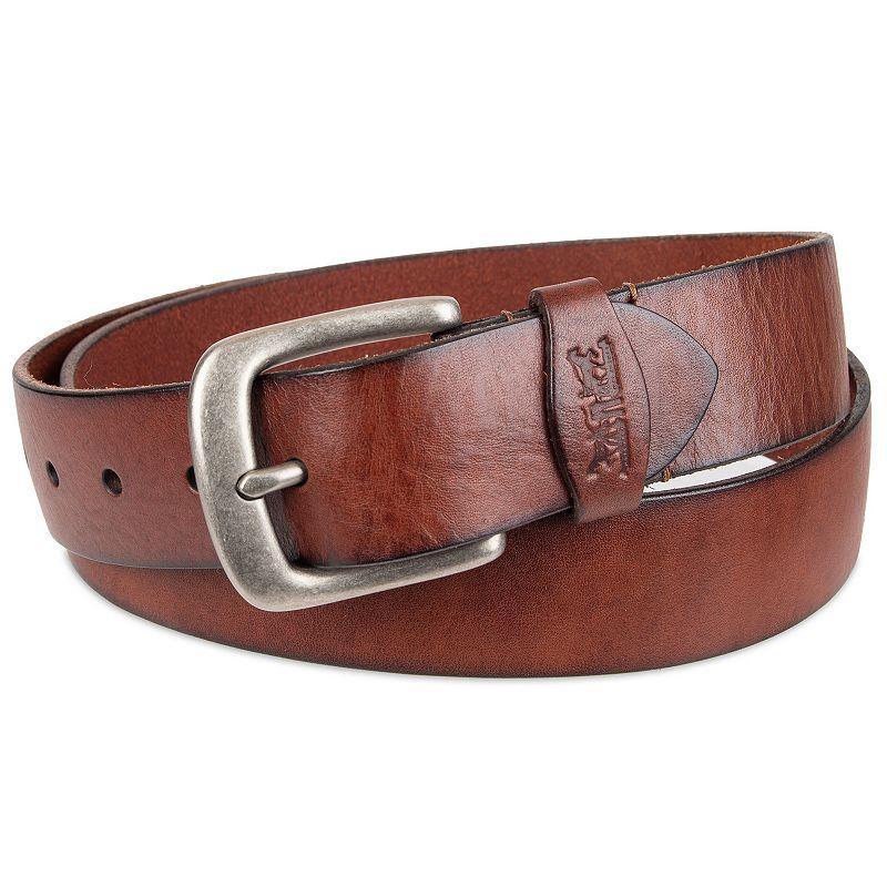 Mens Levis Burnished Edge Casual Leather Jean Belt Product Image