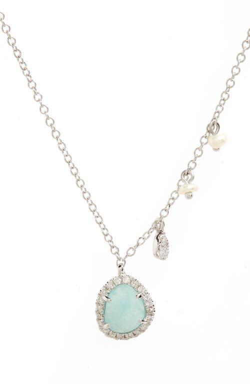 Meira T Mini Stone Diamond Pendant Necklace Product Image