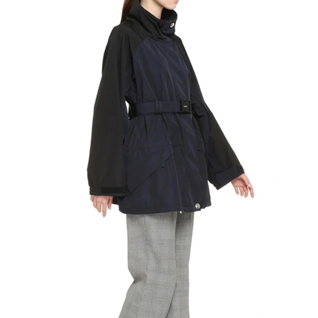 Techno Fabric Jacket In Blue Product Image