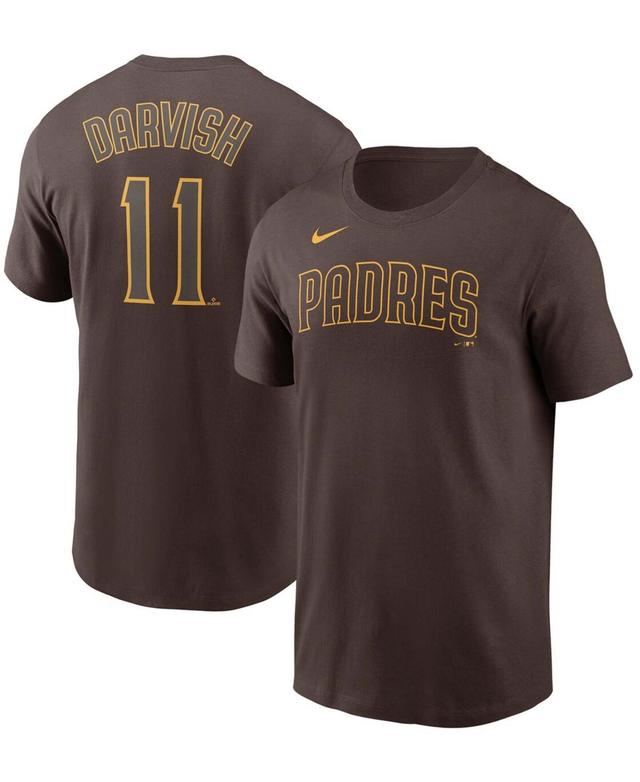 Mens Nike Yu Darvish San Diego Padres Name & Number T-Shirt Product Image