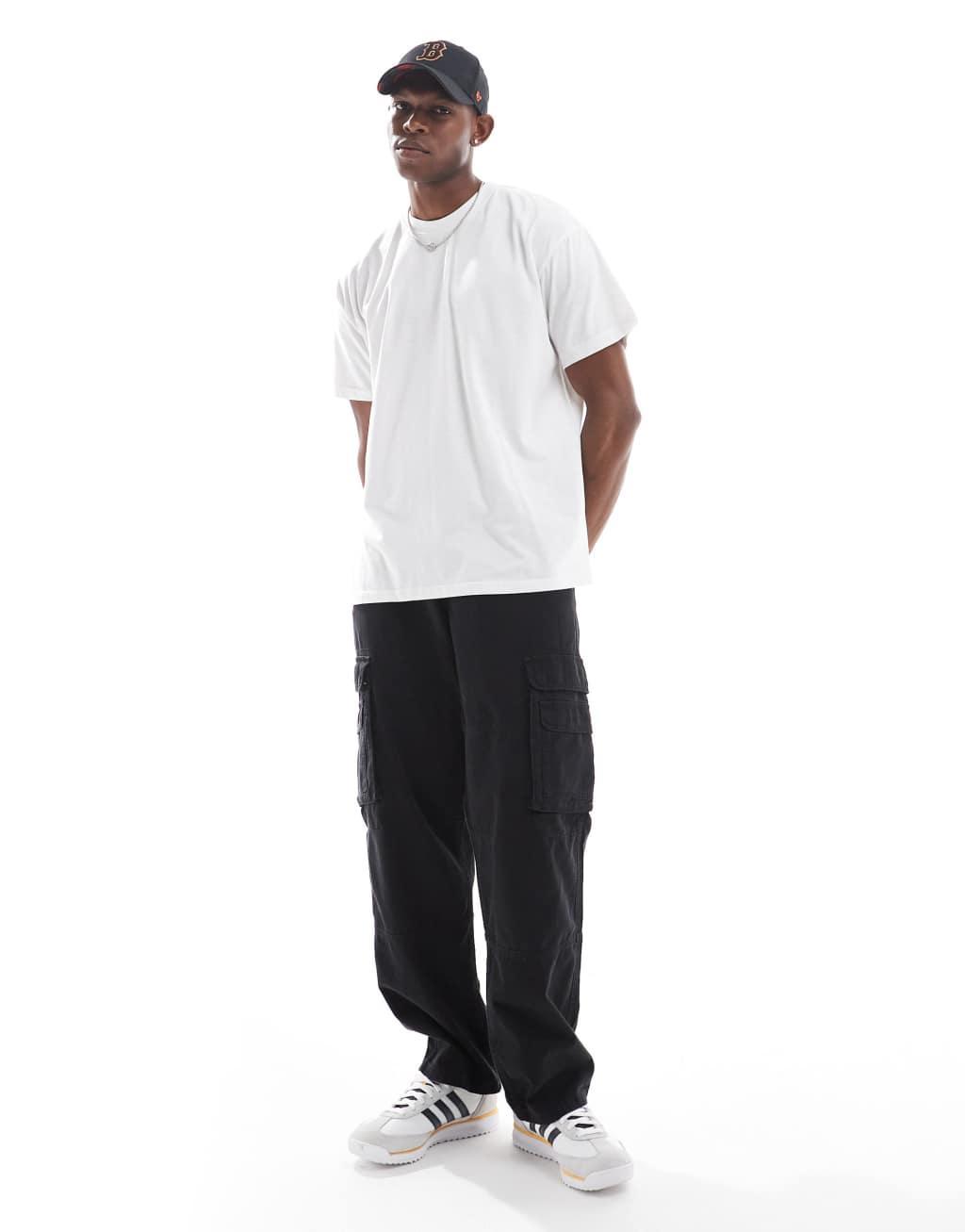 DTT oversized T-shirt in white Product Image