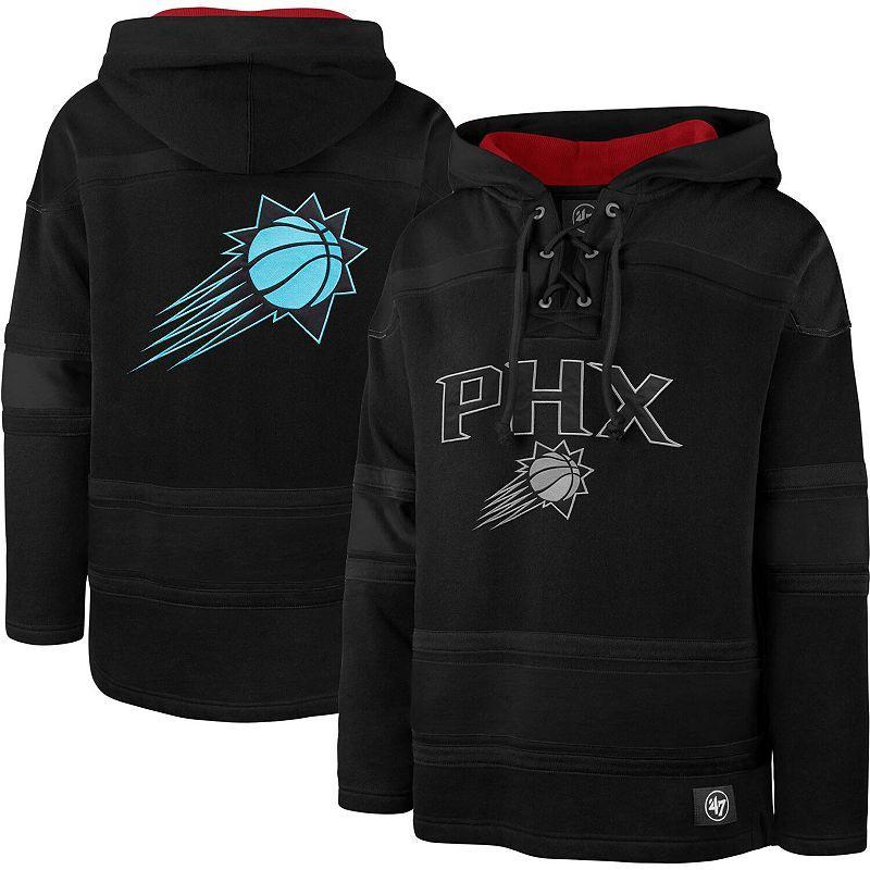 Mens 47 Black Phoenix Suns 2022/23 Pregame MVP Lacer Pullover Hoodie - City Edition Product Image