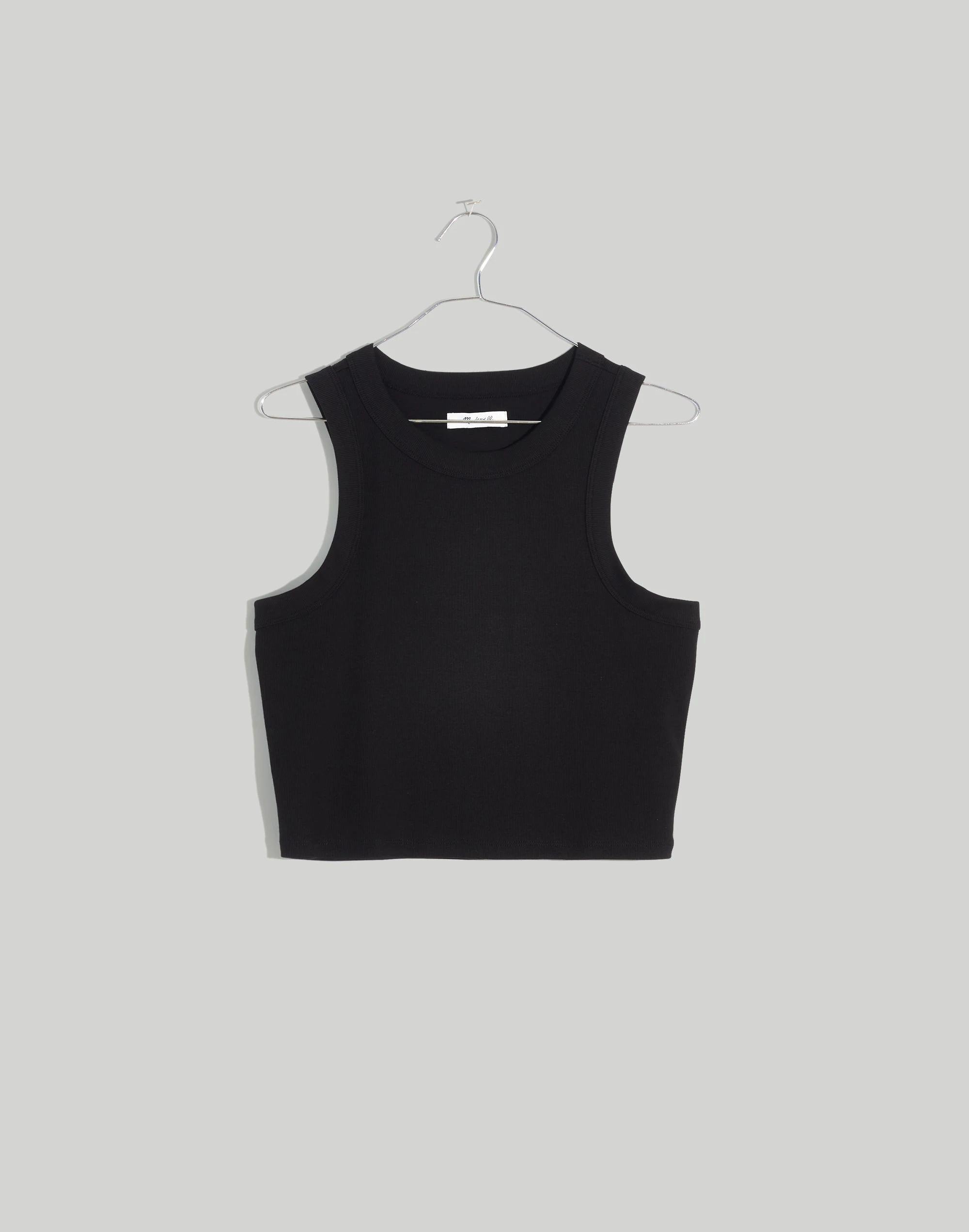 Supima® Rib Crop Tank Product Image