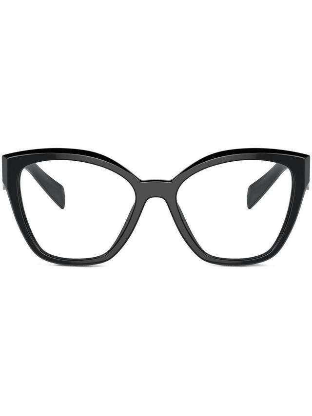 Brille Mit Oversized-gestell In Black Product Image