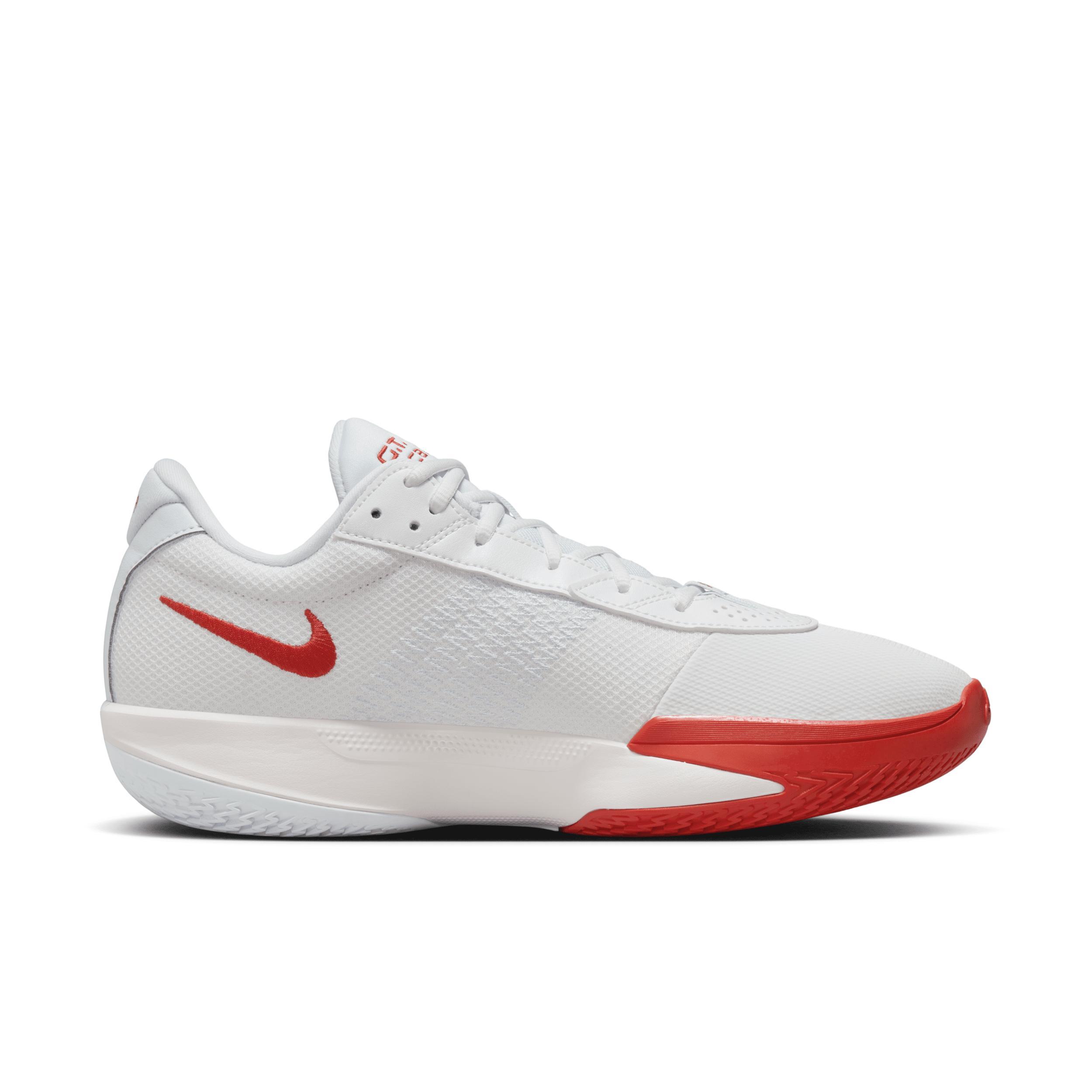 Nike Mens Nike Air Zoom G.T. Cut Academy - Mens Basketball Shoes Summit White/Metallic Silver/Picante Product Image