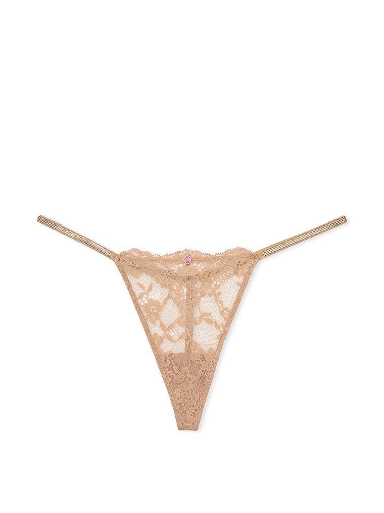 Twinkle Strap Lace V-String Panty Product Image