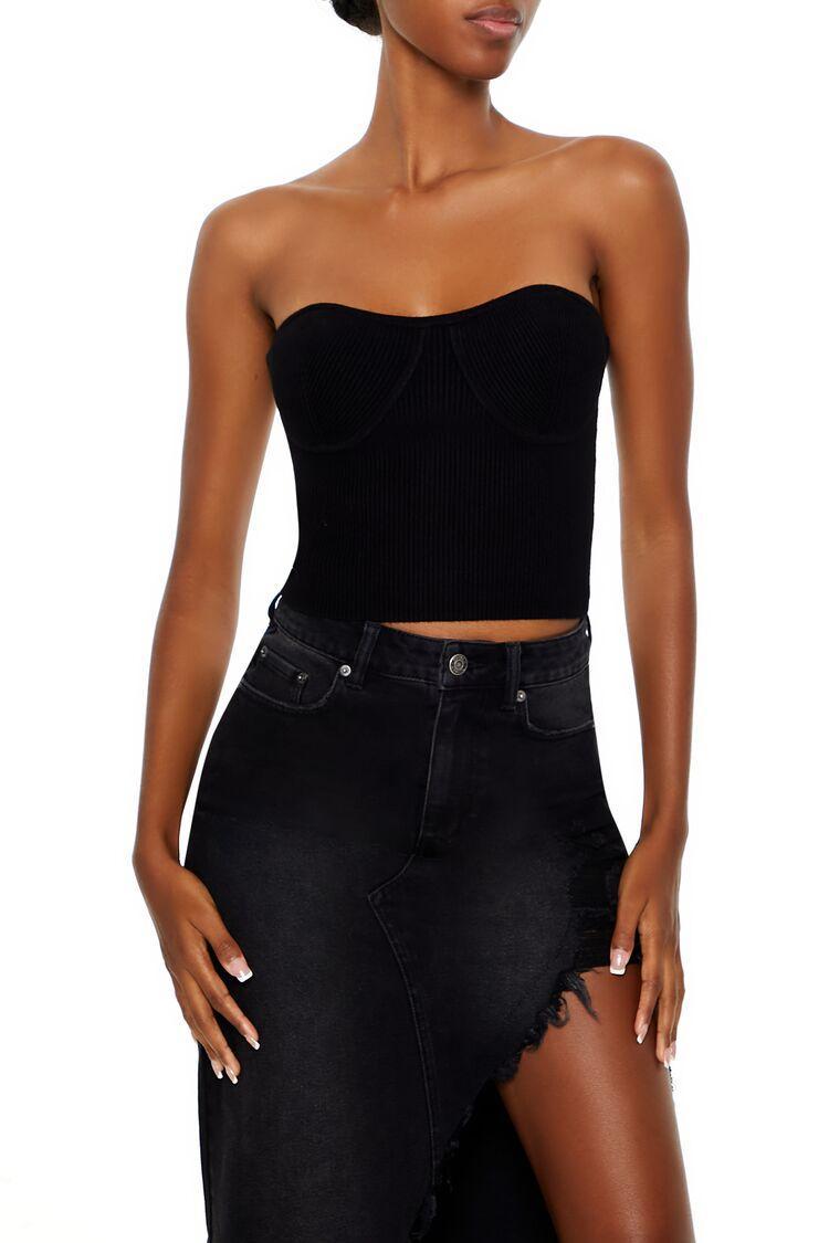 Sweater-Knit Tube Top | Forever 21 Product Image