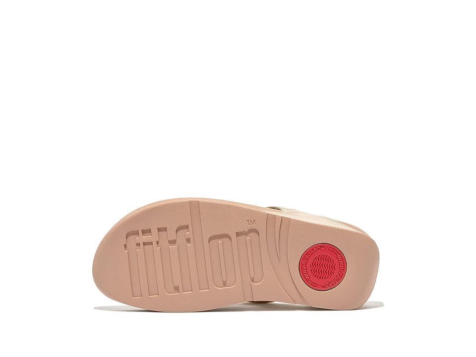 FitFlop Lulu Leather Toe Post (Platino) Women's Shoes Product Image