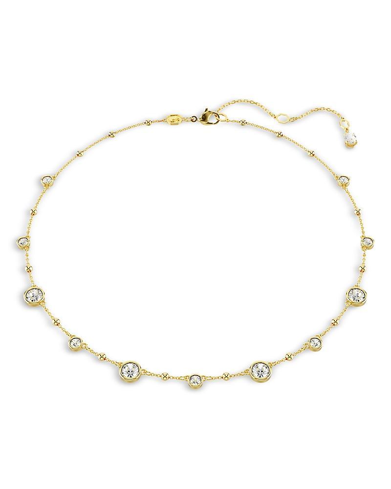 Womens Imber Gold-Plated & Crystal Station Necklace Product Image