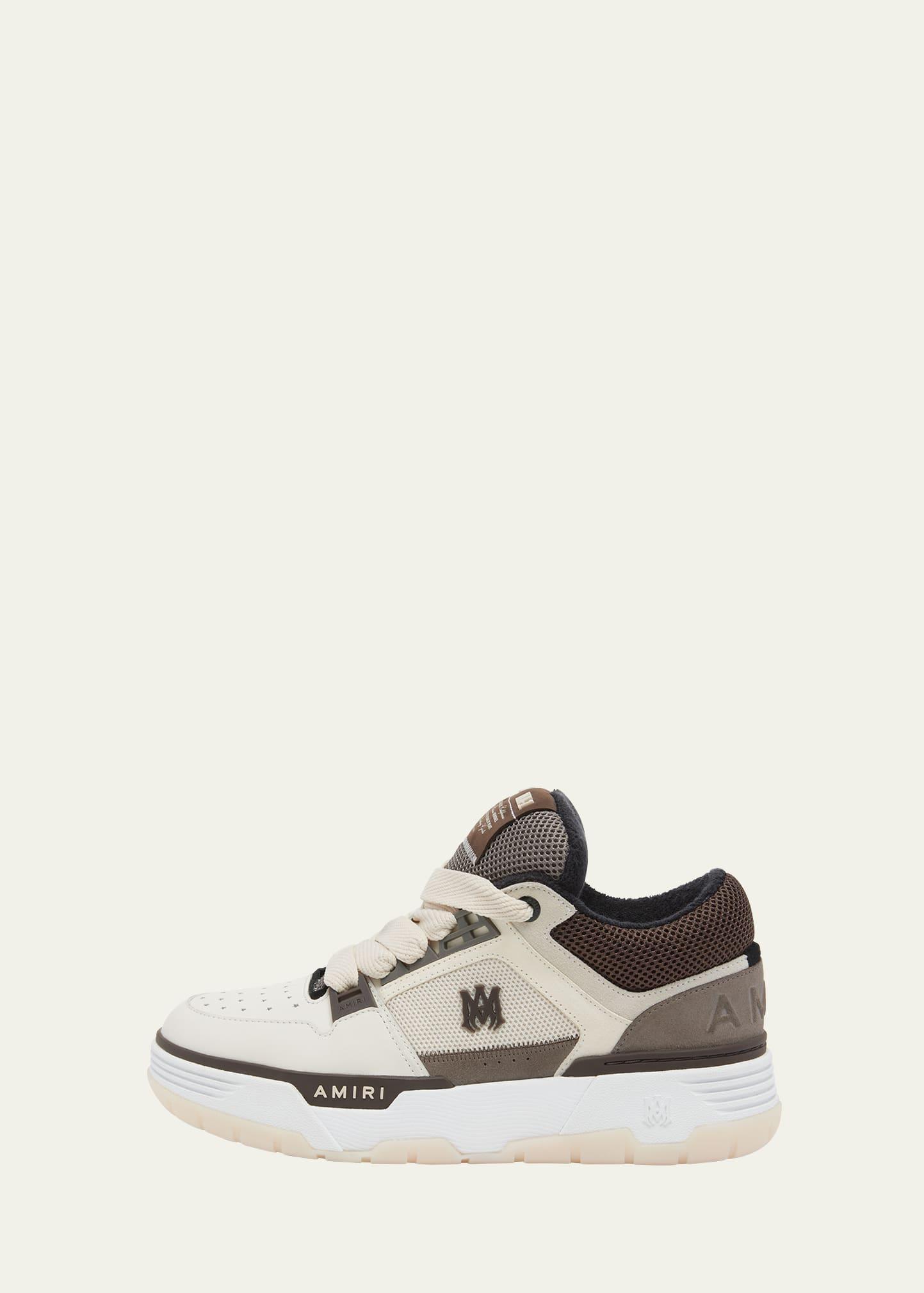 Mens MA-1 Leather & Mesh Low-Top Sneakers Product Image