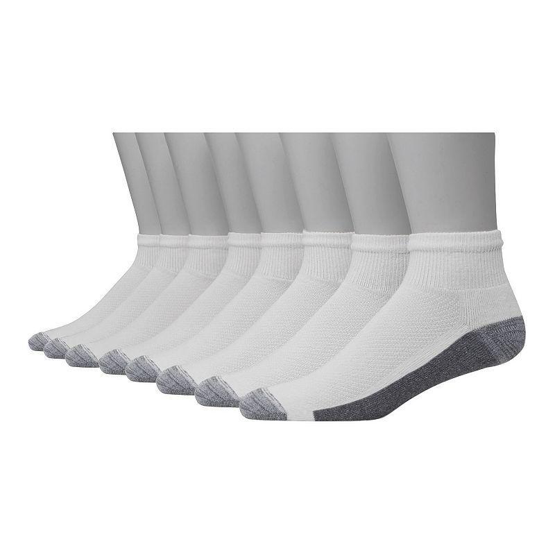 Mens Hanes Ultimate 8-Pack X-Temp Ultra Cushion Ankle Socks Product Image